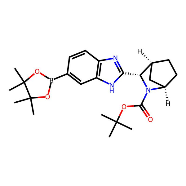 (1R,3S,4S)-tert-Butyl 3-(6-(4,4,5,5-tetramethyl-1,3,2-dioxaborolan-2-yl)-1H-benzo[d]imidazol-2-yl)-2-azabicyclo[2.2.1]heptane-2-carboxylate|CS-M3581|1256387-87-7