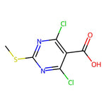 4,6-Dichloro-2-(methylthio)pyrimidine-5-carboxylic acid|CS-W003273|313339-35-4