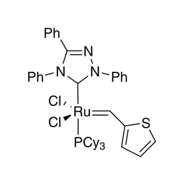 Tricyclohexylphosphine[2,4-dihydro-2,4,5-triphenyl-3H-1,2,4-triazol-3-ylidene][2-thienylmethylene]ruthenium(II) dichloride, min. 95% [catMETium? RF 4]|44-7795|1190427-51-0