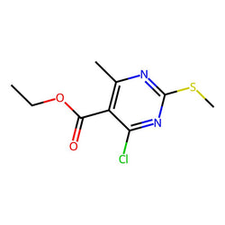 Ethyl 4-chloro-6-methyl-2-(methylthio)pyrimidine-5-carboxylate|CS-W022690|583878-42-6