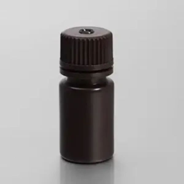 15ml hdpe bottles. hdpemade bottle, pp cap. great chemical resistance for most acid, alkali and alcohol. without a liner. opaque brown design, which can reduce the uv transmission and protect photosen|04-N3015U