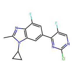 6-(2-Chloro-5-fluoropyrimidin-4-yl)-1-cyclopropyl-4-fluoro-2-methyl-1H-benzo[d]imidazole|CS-0435587|1231930-43-0