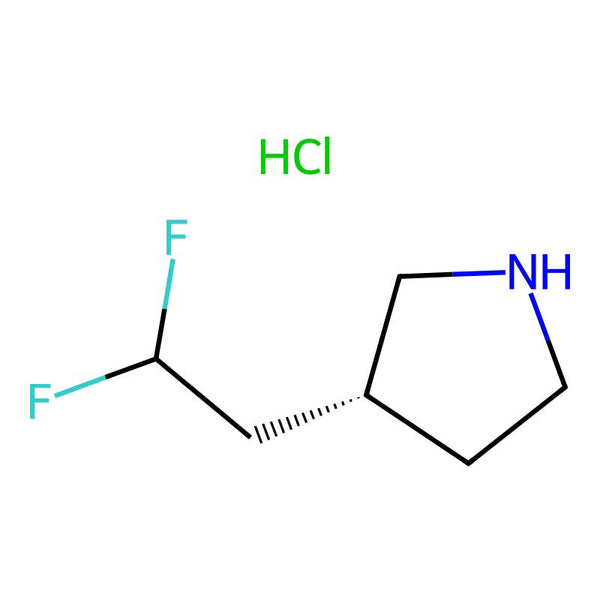 (3R)-(2,2-Difluoroethyl)pyrrolidine hydrochloride|CS-0564412|2664977-54-0