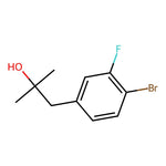 1-(4-Bromo-3-fluorophenyl)-2-methylpropan-2-ol|CS-0638153|1818412-23-5