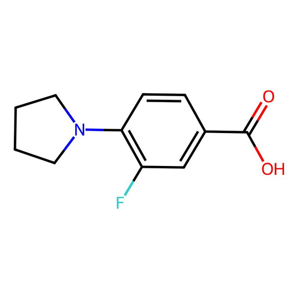 3-Fluoro-4-(pyrrolidin-1-yl)benzoic acid|CS-0440052|1021243-16-2