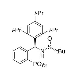 [S(R)]-N-[(R)-[2,4,6-(Triisopropylphenyl))methyl]-4-methoxyphenyl][2-(dicyclohexylphosphino)phenyl]methyl]-2-methyl-2-propanesulfinamide, 95%|15-8456