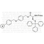 Fmoc-S-trityl-L-cysteine 4-alkoxybenzyl alcohol resin|02819
