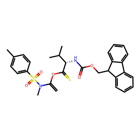 (S)-O-(1-(N,4-Dimethylphenylsulfonamido)vinyl)2-((((9H-fluoren-9-yl)methoxy)carbonyl)amino)-3-methylbutanethioate, 98%|9173622|2265954-02-5