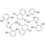 1,3-Bis(2,6-di-i-propylphenyl)imidazol-2-ylidene(1,4-naphthoquinone)palladium(0) dimer, 96%|46-0220|649736-75-4