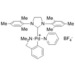 [1,3-Bis(2,4,6-trimethylphenyl)-4,5-dihydroimidazol-2-ylidene]{2-[(dimethylamino-kN)methyl]phenyl-kC}(pyridine)palladium (II) tetrafluoroborate, min. 97% PACC|46-0224