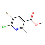 Methyl 5-bromo-6-chloro-2-methylnicotinate|CS-0568355|1256788-63-2
