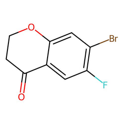 7-Bromo-6-fluoro-2,3-dihydro-4H-1-benzopyran-4-one|CS-0043282|27407-12-1