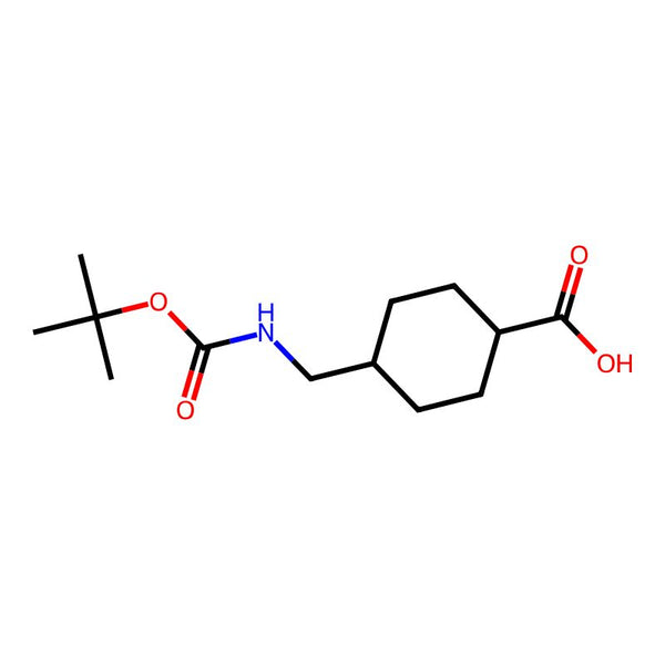 trans-4-(((tert-Butoxycarbonyl)amino)methyl)cyclohexanecarboxylic acid|CS-M2057|27687-14-5