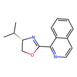 1-[(4S)-4,5-Dihydro-4-isopropyl-2-oxazolyl]isoquinoline, 97%, ee: 98%|9108699|1701405-00-6