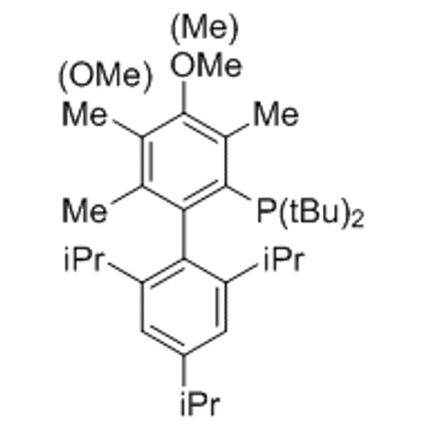 2-Di-t-butylphosphino-4-methoxy-3,5,6-trimethyl-2',4',6'-tri-i-propyl)-1,1'-biphenyl, min. 98% [~1:1 mixture with regioisomer, 2-Di-t-butylphosphino-5-methoxy-3,4,6-trimethyl-2',4',6'-tri-i-propylbiph|15-1063|1359986-21-2