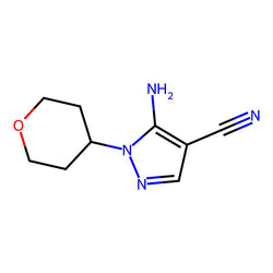 5-Amino-1-(tetrahydro-2H-pyran-4-yl)-1H-pyrazole-4-carbonitrile|CS-M0340|1082745-49-0