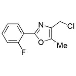 4-Chloromethyl-2-(2-fluorophenyl)-5-methyl-oxazole|17706|671215-76-2