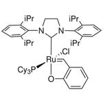 [1,3-Bis(2,6-di-i-propylphenyl)imidazolidin-2-ylidene)(tricyclohexylphosphine)-(2-oxobenzylidene)ruthenium(II) chloride LatMet SIPr|44-0793|1544328-59-7