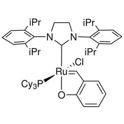 [1,3-Bis(2,6-di-i-propylphenyl)imidazolidin-2-ylidene)(tricyclohexylphosphine)-(2-oxobenzylidene)ruthenium(II) chloride LatMet SIPr|44-0793|1544328-59-7