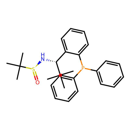 [S(S)]-N-[(1S)-1-[2-(Diphenylphosphino)phenyl]-2,2-dimethylpropyl]-2-methyl-2-propanesulfinamide, 95%|9342403|2419935-17-2