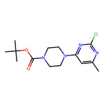 tert-Butyl 4-(2-chloro-6-methylpyrimidin-4-yl)piperazine-1-carboxylate|CS-0094505|1261234-68-7