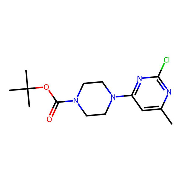 tert-Butyl 4-(2-chloro-6-methylpyrimidin-4-yl)piperazine-1-carboxylate|CS-0094505|1261234-68-7