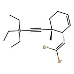 (3R,4R)-3-(2,2-Dibromoethenyl)-4-methyl-4-[2-(triethylsilyl)ethynyl]cyclohexene|CS-0432743|1448446-16-9