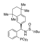 [S(R)]-N-[(R)-[2-(Dicyclohexylphosphino)phenyl](5,6,7,8-tetrahydro-5,5,8,8-tetramethyl-2-naphthalenyl)methyl]-2-methyl-2-propanesulfinamide, 95%|15-8812