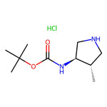 tert-Butyl (3R,4S)-4-methylpyrrolidin-3-ylcarbamate hydrochloride|CS-0197015|2173637-27-7