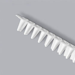 biologix 96 well clear polypropylene non-sterile (rnase & dnase free) non-skirted pcr plates with a working volume of 0.2ml per well. white color, plates have alphanumeric well coding for identificati|60-0016W