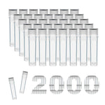 2.0ml self-standing vials assembled with clear caps, sterile, no-printing rnase & dnase free, endotoxin free, 500 tubes/pack, 4 packs/case, price/case|81-7204
