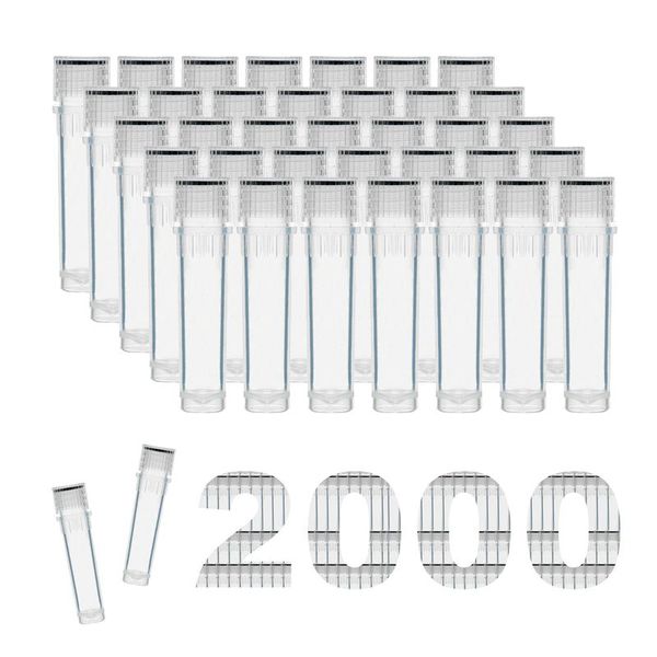 2.0ml self-standing vials assembled with clear caps, sterile, no-printing rnase & dnase free, endotoxin free, 500 tubes/pack, 4 packs/case, price/case|81-7204