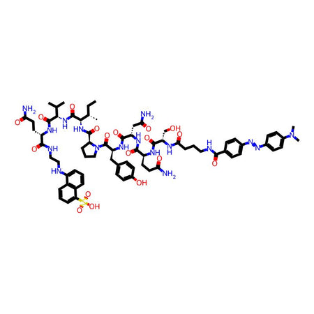 DABCYL-γ-Abu-Ser-Gln-Asn-Tyr-Pro-Ile-Val-Gln-EDANS trifluoroacetate salt|CPTD787460|127134-13-8