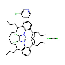 (SP-4-1)-[1,3-Bis[2,6-bis(1-ethylpropyl)phenyl]-4,5-dichloro-1,3-dihydro-2H-imidazol-2-ylidene]dichloro(3-chloropyridine-κN)palladium|CS-0618602|1435347-24-2