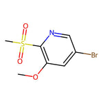 5-Bromo-3-methoxy-2-(methylsulfonyl)pyridine|CS-0867914|1446002-37-4