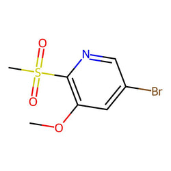 5-Bromo-3-methoxy-2-(methylsulfonyl)pyridine|CS-0867914|1446002-37-4