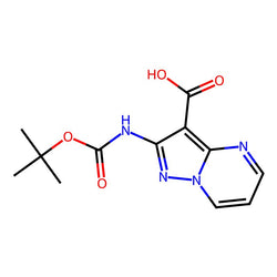 2-((tert-Butoxycarbonyl)amino)pyrazolo[1,5-a]pyrimidine-3-carboxylic acid|CS-W000485|1383056-73-2
