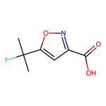 5-(1-Fluoro-1-methylethyl)-3-isoxazolecarboxylic acid|CS-0781674|2228703-86-2