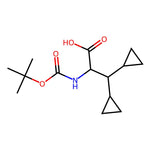 2-((Tert-butoxycarbonyl)amino)-3,3-dicyclopropylpropanoic acid|CS-0213854|2272861-72-8