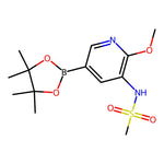 N-[2-Methoxy-5-(4,4,5,5-tetramethyl-1,3,2-dioxaborolan-2-yl)pyridin-3-yl]methanesulfonamide|CS-0061094|1083326-75-3