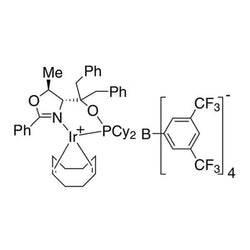 ((4S,5S)-(-)-O-[1-Benzyl-1-(5-methyl-2-phenyl-4,5-dihydrooxazol-4-yl)-2-phenylethyl]-dicyclohexylphosphinite)(1,5-COD)iridium(I) tetrakis(3,5-bis(trifluoromethyl)phenylborate, min. 97% (S,S)-[COD]Ir[c|77-5010|583844-38-6