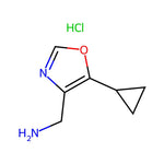 (5-Cyclopropyloxazol-4-yl)methanamine hydrochloride|CS-0377614|2241128-09-4