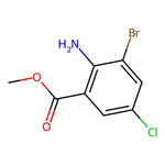 Methyl 2-amino-3-bromo-5-chlorobenzoate|CS-0372472|101080-36-8