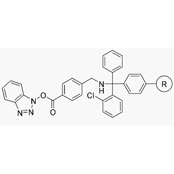2-Chlorotrityl resin-4-aminomethylbenzoic acid-OBt|04288