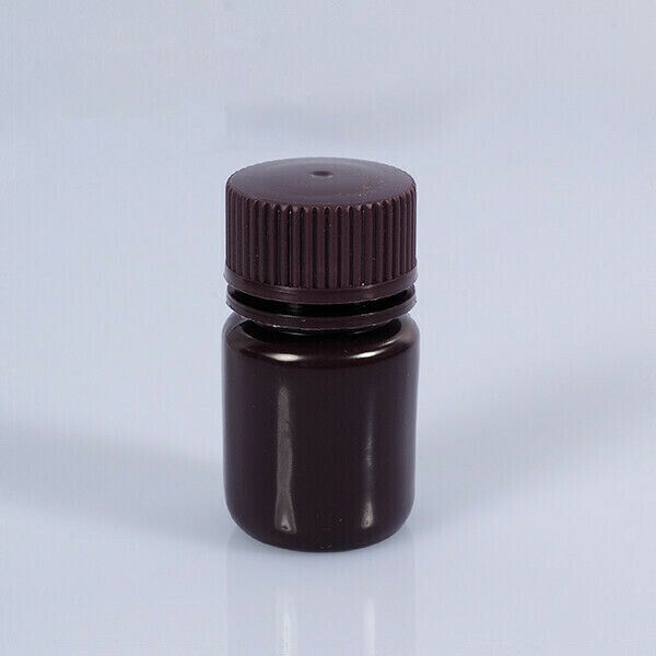 biologix 30ml pp wide-mouth bottles. pp. brown. autoclavable. 800/case|04-1030