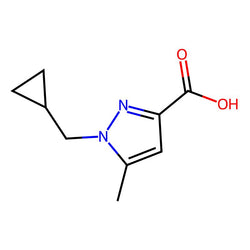 1-(Cyclopropylmethyl)-5-methyl-1H-pyrazole-3-carboxylic acid|CS-0489355|1622855-36-0