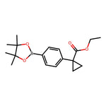 Ethyl 1-[4-(tetramethyl-1,3,2-dioxaborolan-2-yl)phenyl]cyclopropane-1-carboxylate|CS-W000622|1257213-52-7