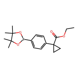 Ethyl 1-[4-(tetramethyl-1,3,2-dioxaborolan-2-yl)phenyl]cyclopropane-1-carboxylate|CS-W000622|1257213-52-7
