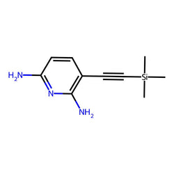 3-Trimethylsilanylethynyl-pyridine-2,6-diamine, 95%|07-0269|936342-41-5