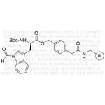 Na-Boc-Nin-formyl-D-tryptophan 4-oxymethylphenylacetamidomethyl resin|04238